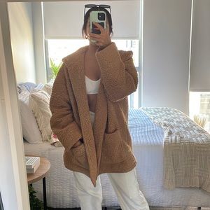 Forever 21 brown teddy jacket